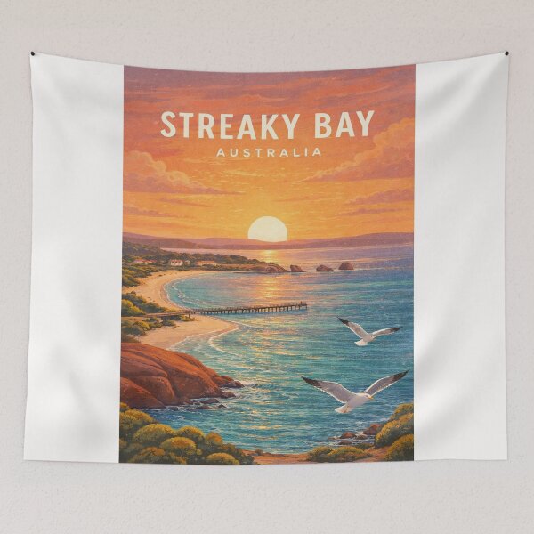 Item preview, Streaky Bay Eyre Peninsula South Australia Coastal Sunset designed and sold by Places On Earth.