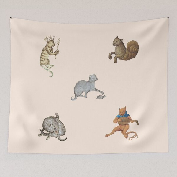 Item preview, medieval cats set 5 designed and sold by mooneko.