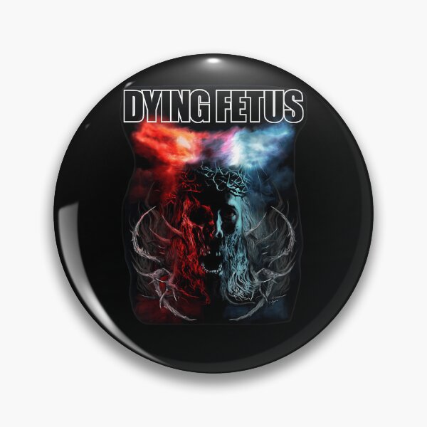 Item preview, Dying Fetus Death Metal Red Blue Jesus Skull designed and sold by farisauliar.
