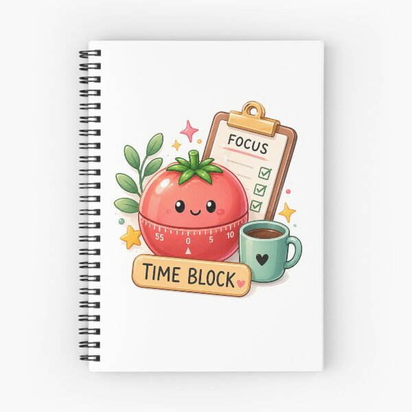 Item preview, Time Block Sticker | Cute Pomodoro Timer, Time Blocking, ADHD Productivity & Focus Planner Design designed and sold by Pixanova.