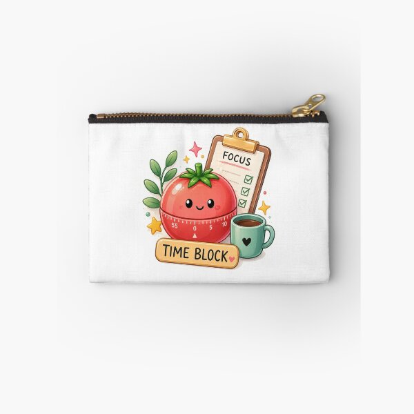 Item preview, Time Block Sticker | Cute Pomodoro Timer, Time Blocking, ADHD Productivity & Focus Planner Design designed and sold by Pixanova.
