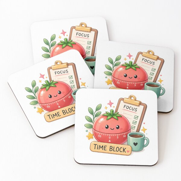 Item preview, Time Block Sticker | Cute Pomodoro Timer, Time Blocking, ADHD Productivity & Focus Planner Design designed and sold by Pixanova.