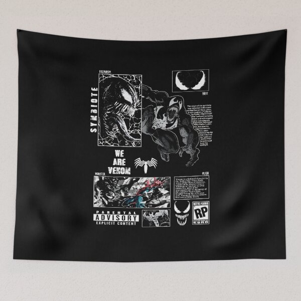Item preview, Classic Arachnid Hero White Line Art Silhouette designed and sold by Krasnovaovaova.