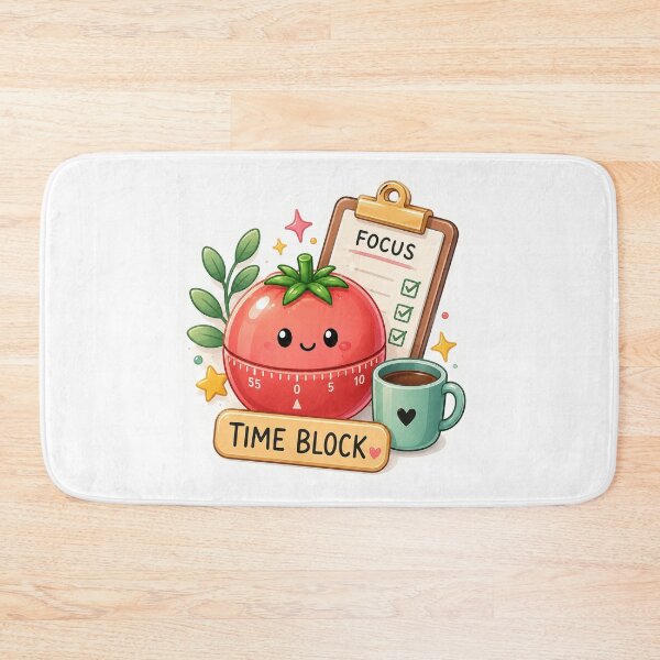 Item preview, Time Block Sticker | Cute Pomodoro Timer, Time Blocking, ADHD Productivity & Focus Planner Design designed and sold by Pixanova.