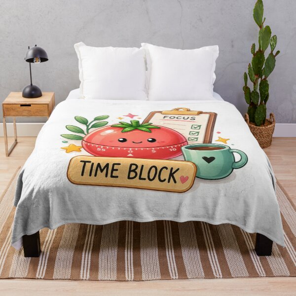 Item preview, Time Block Sticker | Cute Pomodoro Timer, Time Blocking, ADHD Productivity & Focus Planner Design designed and sold by Pixanova.