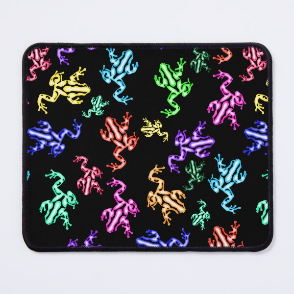 Item preview, Neon Frogs Seamless Pattern designed and sold by dotdotsmilecreative.