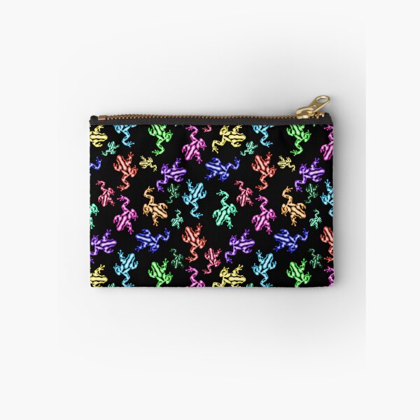 Item preview, Neon Frogs Seamless Pattern designed and sold by dotdotsmilecreative.