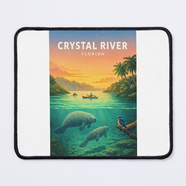 Item preview, Crystal River Kings Bay Manatee Springs Florida designed and sold by Places On Earth.