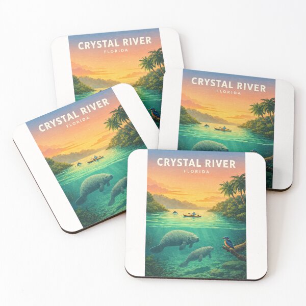 Item preview, Crystal River Kings Bay Manatee Springs Florida designed and sold by Places On Earth.