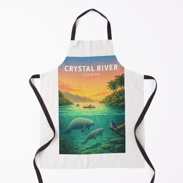 Item preview, Crystal River Kings Bay Manatee Springs Florida designed and sold by Places On Earth.