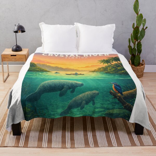 Item preview, Crystal River Kings Bay Manatee Springs Florida designed and sold by Places On Earth.