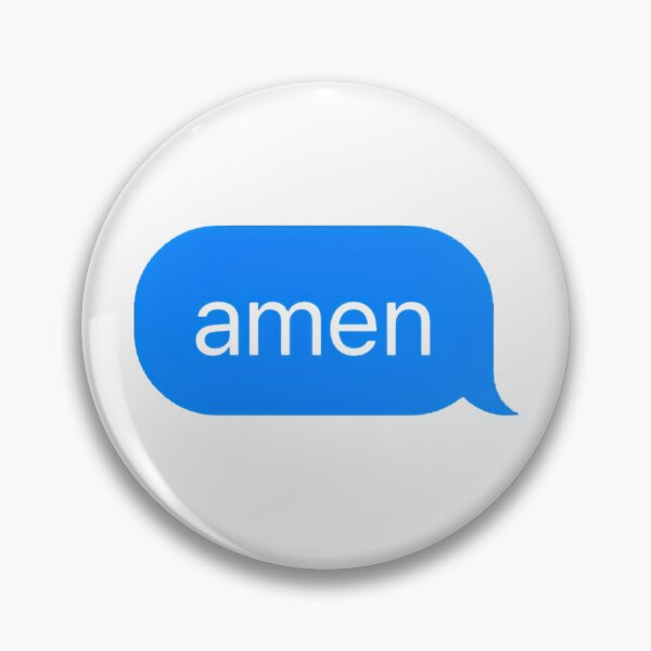 Item preview, "amen" Text Message designed and sold by PrettiPrintts.