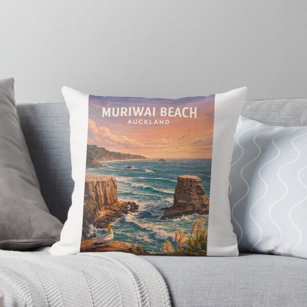 Item preview, Muriwai Beach Gannet Colony Auckland West Coast New Zealand designed and sold by Places On Earth.