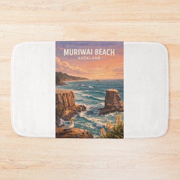 Item preview, Muriwai Beach Gannet Colony Auckland West Coast New Zealand designed and sold by Places On Earth.