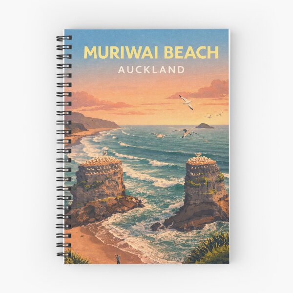 Item preview, Muriwai Beach Gannet Cliffs Tasman Sea Auckland Coast designed and sold by Places On Earth.