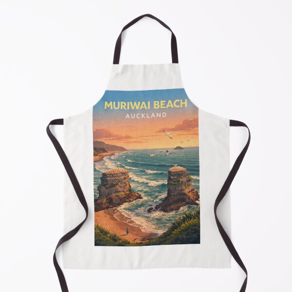 Item preview, Muriwai Beach Gannet Cliffs Tasman Sea Auckland Coast designed and sold by Places On Earth.
