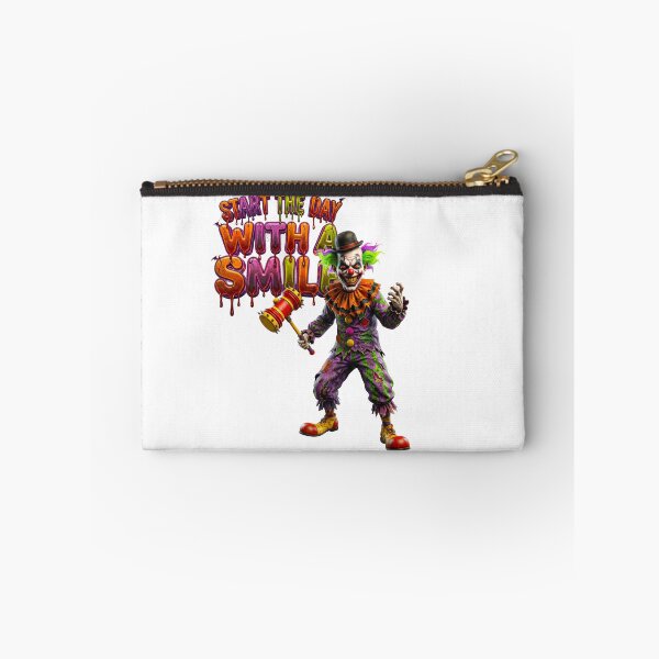 Item preview, Start The Day With A Smile - Scary Clown Halloween Horror designed and sold by royalflush664.