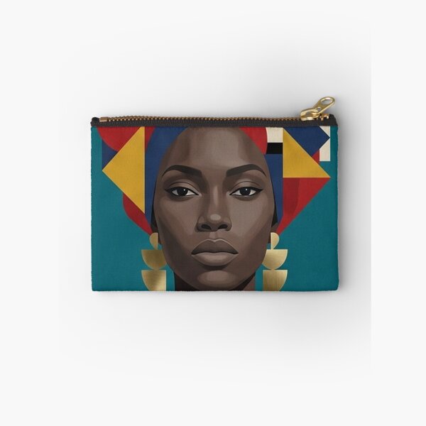 Item preview, Colorful Black woman geometric art designed and sold by Desolaa_Arts.