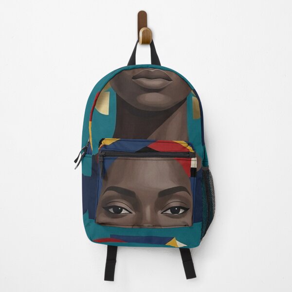 Item preview, Colorful Black woman geometric art designed and sold by Desolaa_Arts.