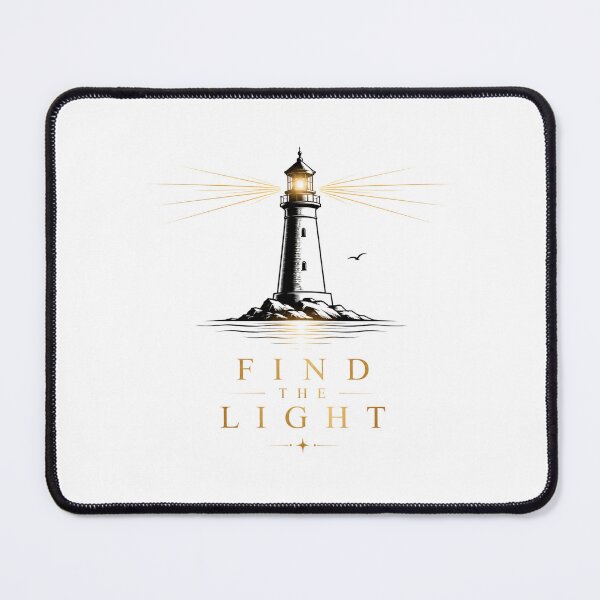 Item preview, Find the Light – Minimalist Lighthouse Design designed and sold by WakeUpByLP.