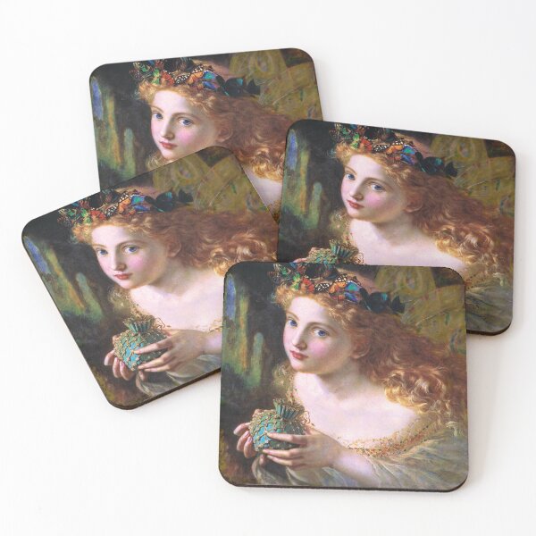 Item preview, Take the Fair Face of Woman by Sophie Gengembre Anderson (1869) designed and sold by Vernissage-dart.