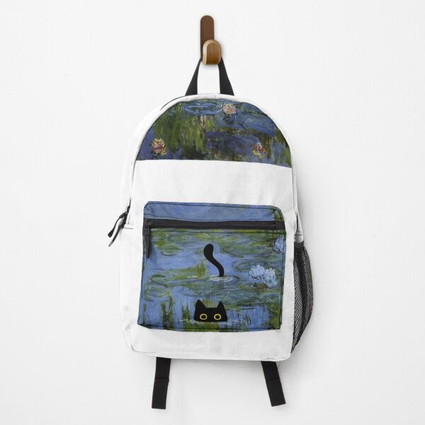 Item preview, Cat Print Monet Waterlily designed and sold by PurrfectHome.