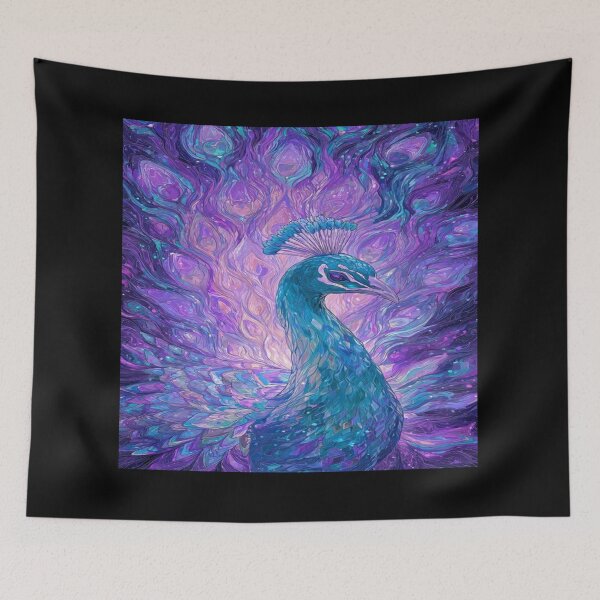 Item preview, Fantasy Peacock Abstract Feathers Artwork  designed and sold by NivyasArtistry.