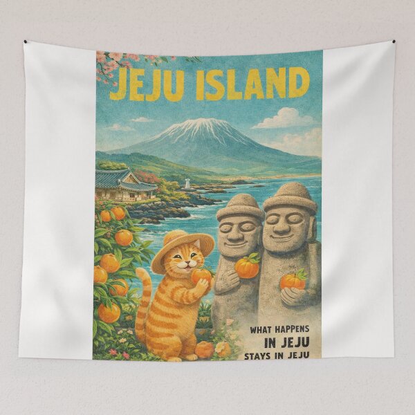 Item preview, Jeju Island Hallasan Dol Hareubang and Seongsan South Korea designed and sold by Places On Earth.