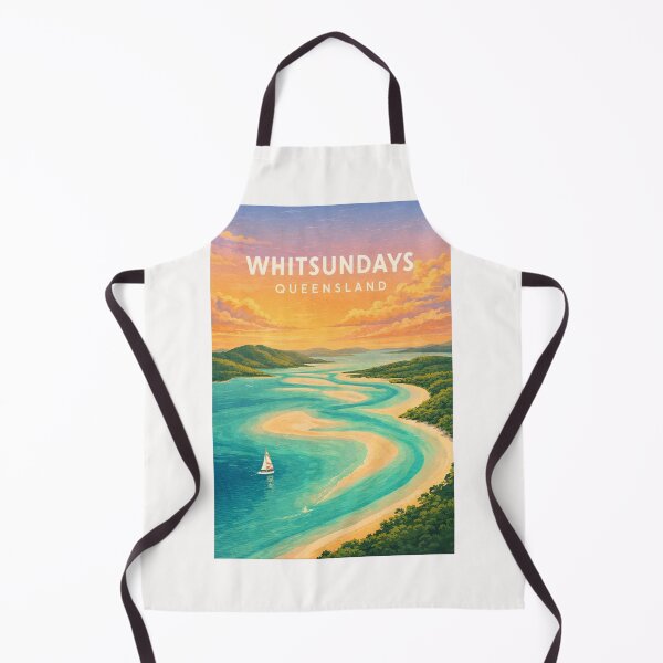 Item preview, Whitsundays Whitehaven Beach and Great Barrier Reef Queensland designed and sold by Places On Earth.