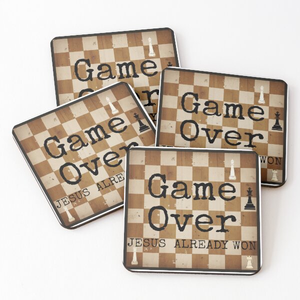 Item preview, Game Over Jesus Already Won - T-shirt, Mug, Hoodie etc. designed and sold by HisDesignCo.