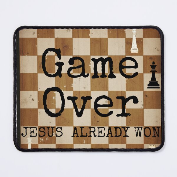 Item preview, Game Over Jesus Already Won - T-shirt, Mug, Hoodie etc. designed and sold by HisDesignCo.
