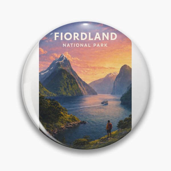 Item preview, Fiordland National Park Milford Sound New Zealand Landscape designed and sold by Places On Earth.