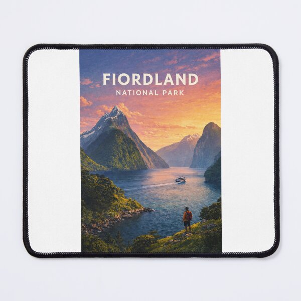 Item preview, Fiordland National Park Milford Sound New Zealand Landscape designed and sold by Places On Earth.