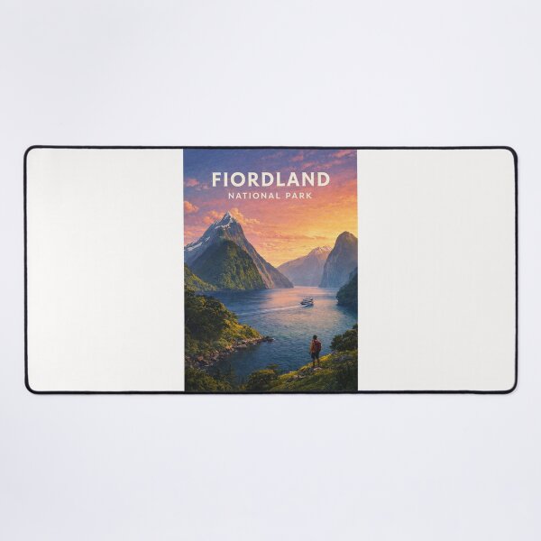 Item preview, Fiordland National Park Milford Sound New Zealand Landscape designed and sold by Places On Earth.