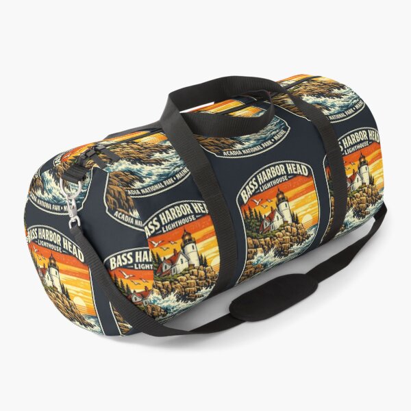 Item preview, Bass Harbor Head Lighthouse Vintage Travel Shirt | Acadia National Park Maine Coastal Retro Lighthouse Adventure Design designed and sold by Globalcitytees.