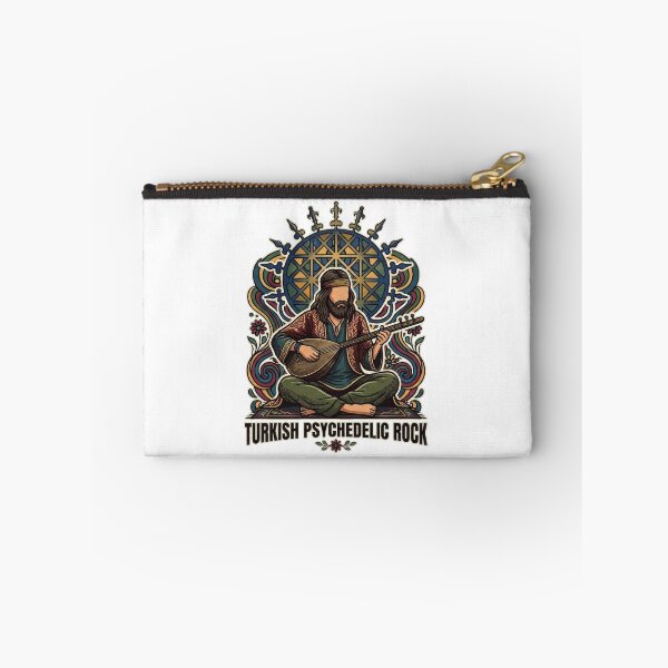 Item preview, Turkish Psychedelic Rock - Retro Anatolian Folk & Saz Player Vintage Design designed and sold by TontikDesign.