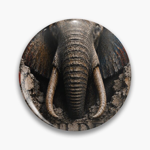 Item preview, Operator Builders Leave Evidence Elephant Brutalist Art designed and sold by SavannaStrikes.
