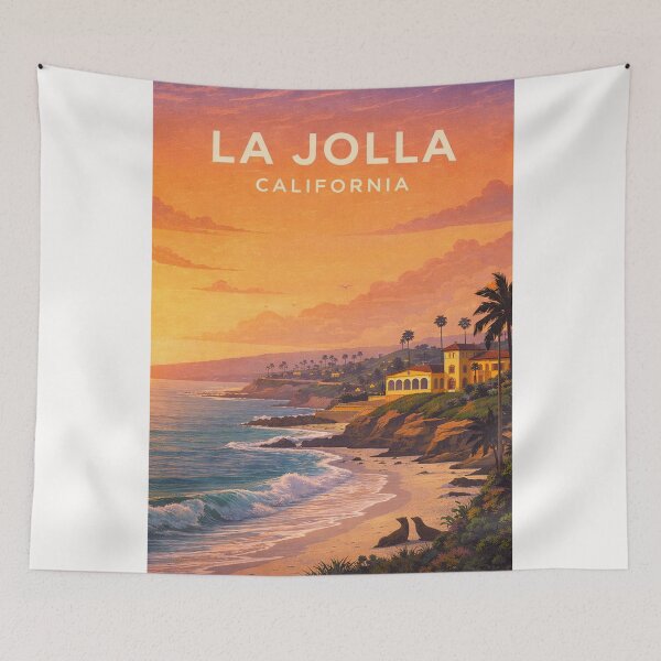 Item preview, La Jolla Cove Pacific Coast San Diego California designed and sold by Places On Earth.
