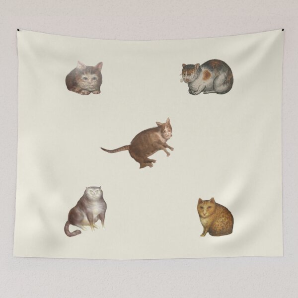 Item preview, medieval cats set 7 designed and sold by mooneko.