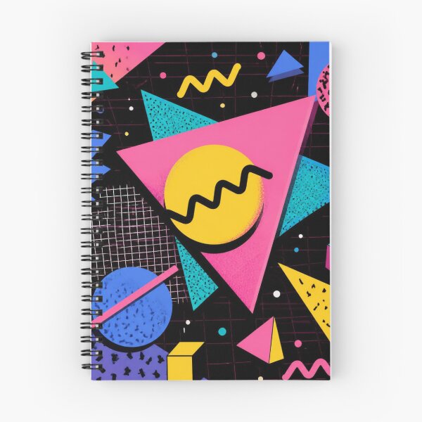 Item preview, Neon Memphis Pattern | Retro Synthwave Geometric Abstract Design designed and sold by lavanya11.
