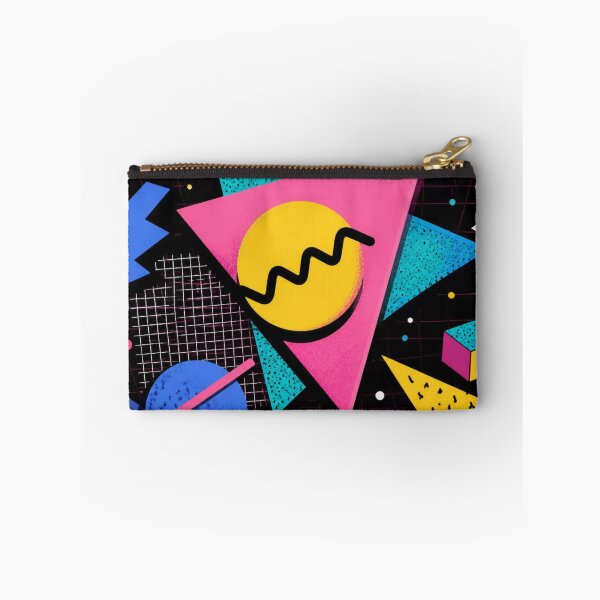 Item preview, Neon Memphis Pattern | Retro Synthwave Geometric Abstract Design designed and sold by lavanya11.