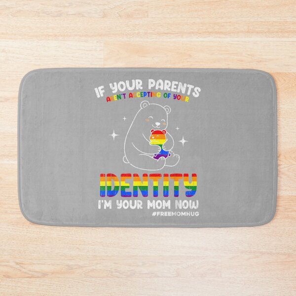 Item preview, Gay Pride Im Your Mom Now Bear Hug Parents Accepting LGBTQ designed and sold by ArleneRowe.