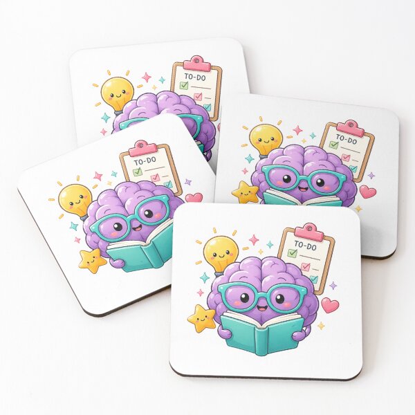 Item preview, Cute Brain Reading Sticker | ADHD Learning, Productivity, Study Motivation & Kawaii Book Lover Design designed and sold by Pixanova.