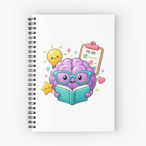 Item preview, Cute Brain Reading Sticker | ADHD Learning, Productivity, Study Motivation & Kawaii Book Lover Design designed and sold by Pixanova.