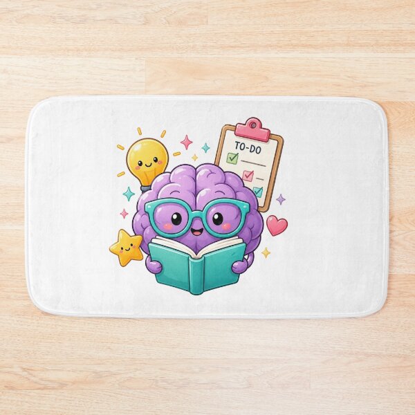 Item preview, Cute Brain Reading Sticker | ADHD Learning, Productivity, Study Motivation & Kawaii Book Lover Design designed and sold by Pixanova.