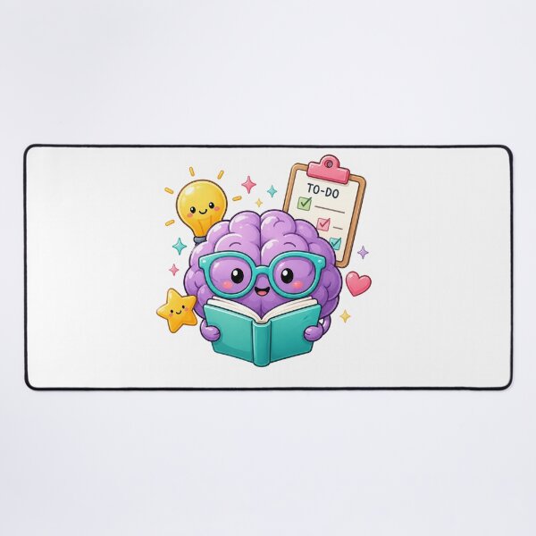 Item preview, Cute Brain Reading Sticker | ADHD Learning, Productivity, Study Motivation & Kawaii Book Lover Design designed and sold by Pixanova.