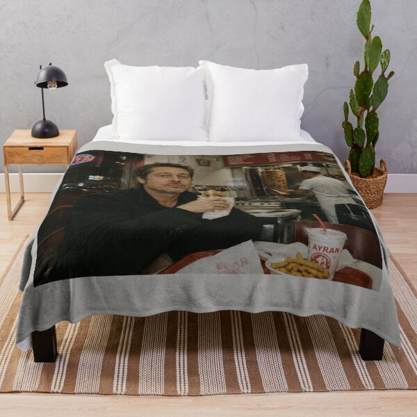 Item preview, Brad Pitt Eating Kebab in Local Shop designed and sold by Late Theory.