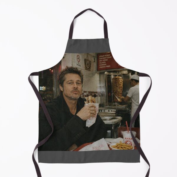 Item preview, Brad Pitt Eating Kebab in Local Shop designed and sold by Late Theory.