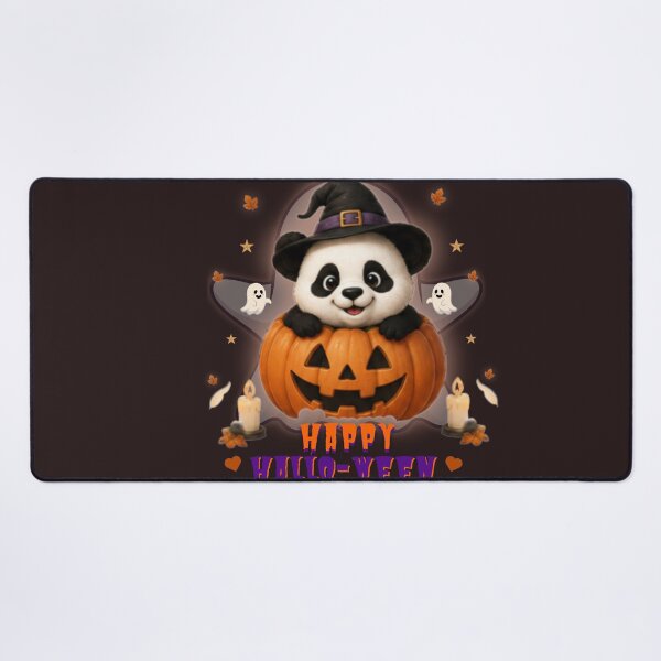Item preview, Cute Halloween Panda Pumpkin Witch Hat Kawaii Halloween Gift designed and sold by EnginerdStudio.