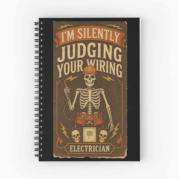 Item preview, Silently Judging Your Wiring Halloween Electrician designed and sold by Lulustarfox.